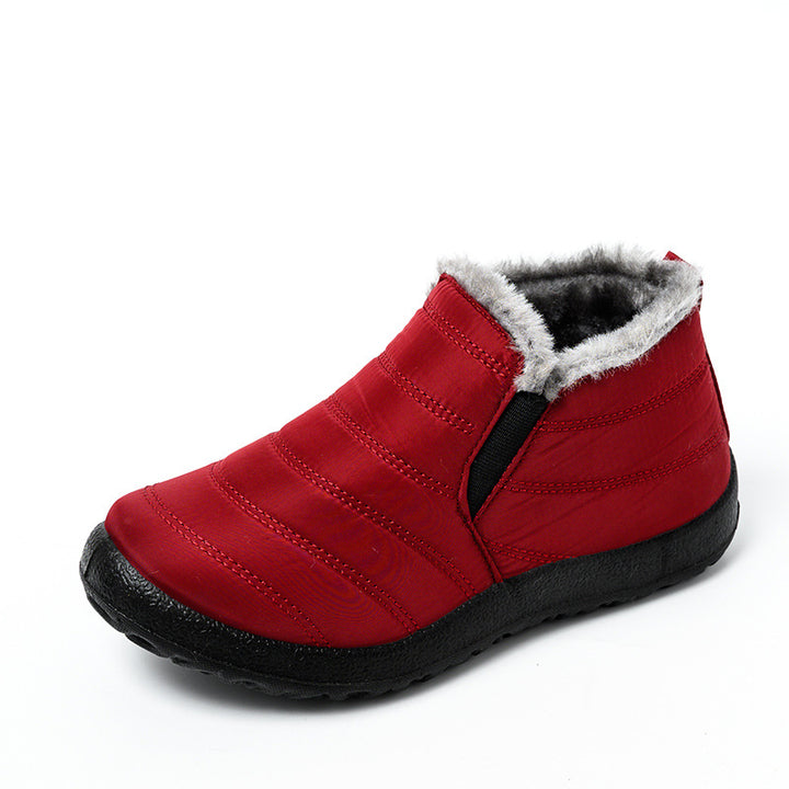 Slip-On Waterproof Unisex Ankle Snow Boots, Lightweight
