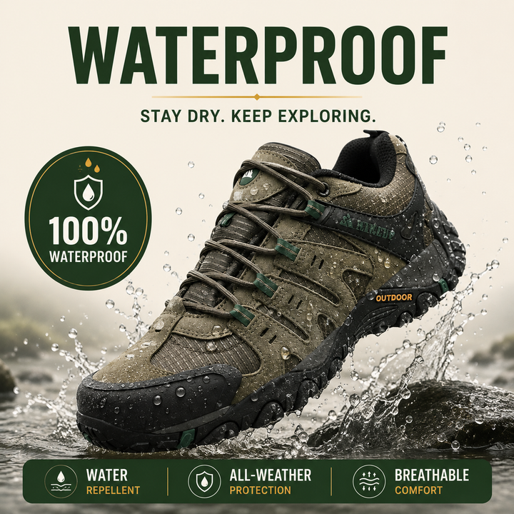 SummitShield Men’s Waterproof Trekking Shoes