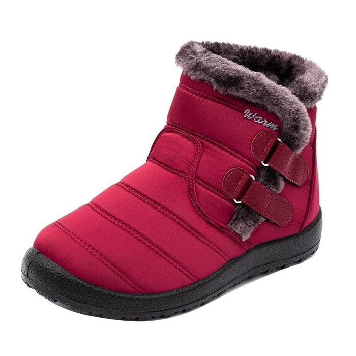 Women's Waterproof Insulated Ankle Boots with Fur Lining
