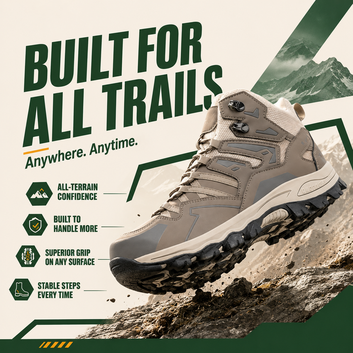 SummitGrip Women’s All-Terrain Hiking Boots