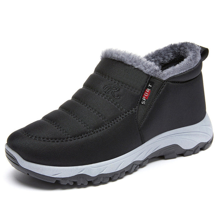 Women's Fleece-Lined Ankle Boots with Barefoot Sole