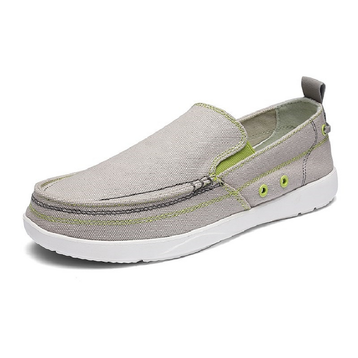 Men's Canvas Slip-On Loafers with Arch Support
