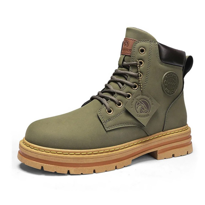 Men's Lace-Up High Top Boots with Arch Support