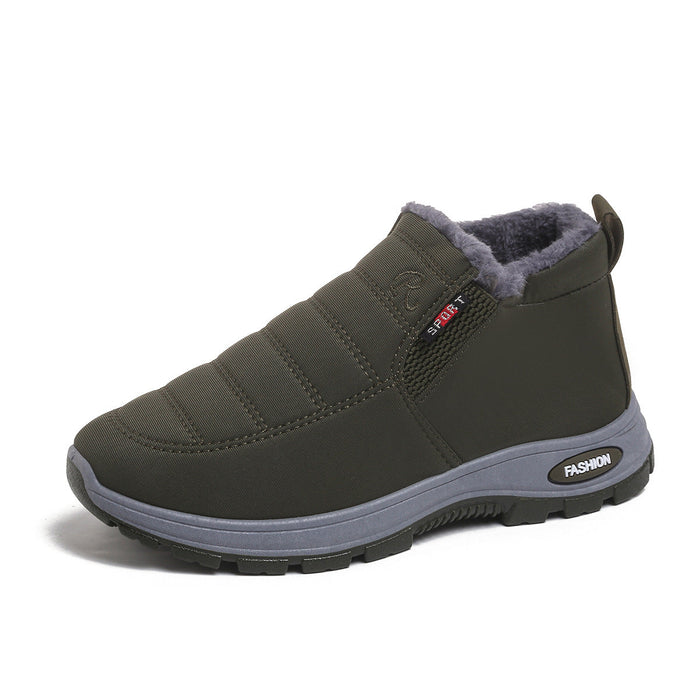 Women's Fleece-Lined Slip-On Winter Ankle Boots