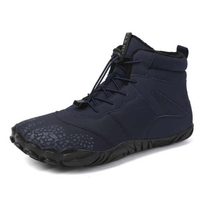 Fleece-Lined Waterproof Barefoot Ankle Boots