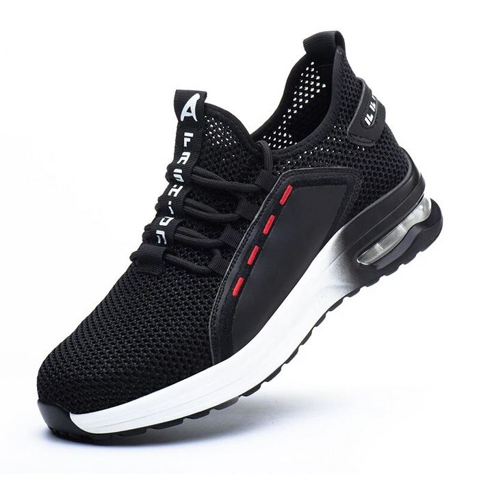 Men's Mesh Steel Toe Cap Safety Trainers Slip-Resistant