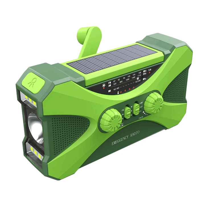Multi‑Power Emergency Radio &amp; Light