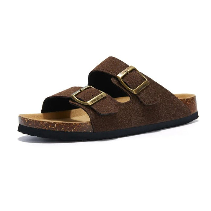 GRW Women Orthopedic Sandals Suede Non Slip Cork Comfortable Flip Flops