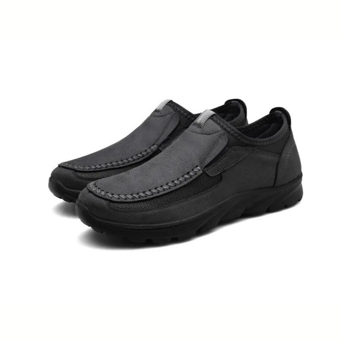 Men's Slip-On Loafers with Arch Support and Wide Toe Box