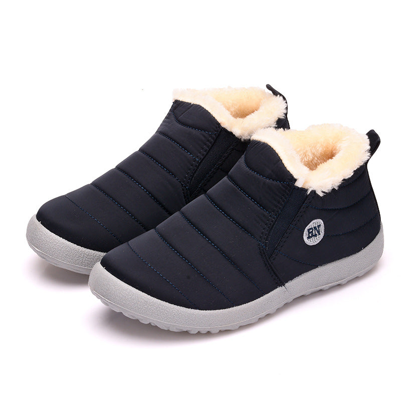 Slip-On Waterproof Unisex Ankle Snow Boots, Lightweight