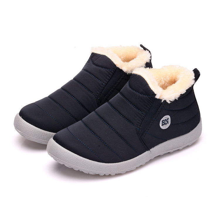 Slip-On Waterproof Unisex Ankle Snow Boots, Lightweight