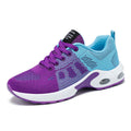 Women's mesh trainers with cushioned sole