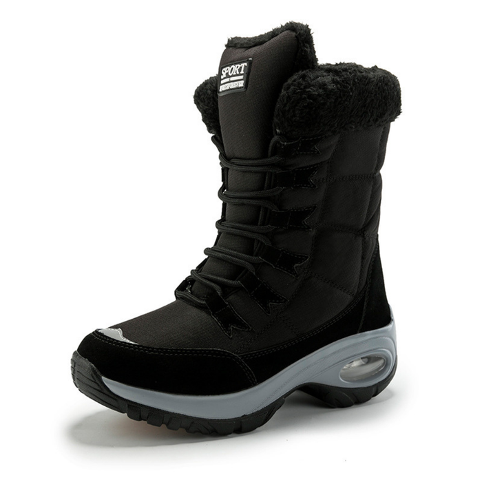 Women's Insulated Winter Snow Boots Lace-Up Waterproof