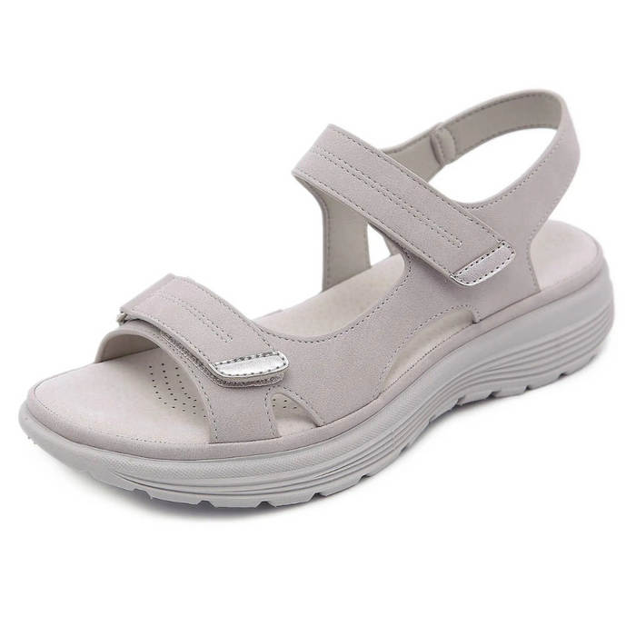 Women's Arch Support Sandals Open Toe Hook & Loop Strap