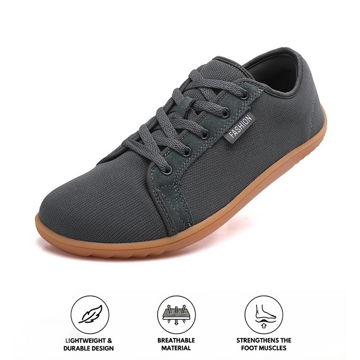 Women's Barefoot Trainers Wide Toe Box Lace-Up