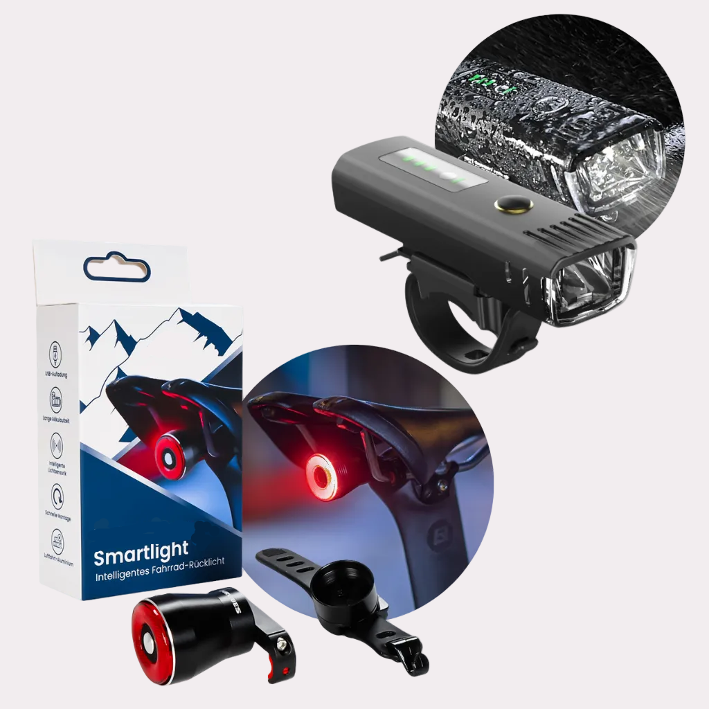 Bike Light Bundle – Front &amp; Rear LED