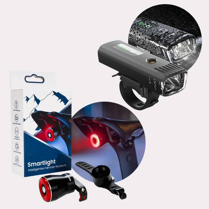 Bike Light Bundle – Front &amp; Rear LED