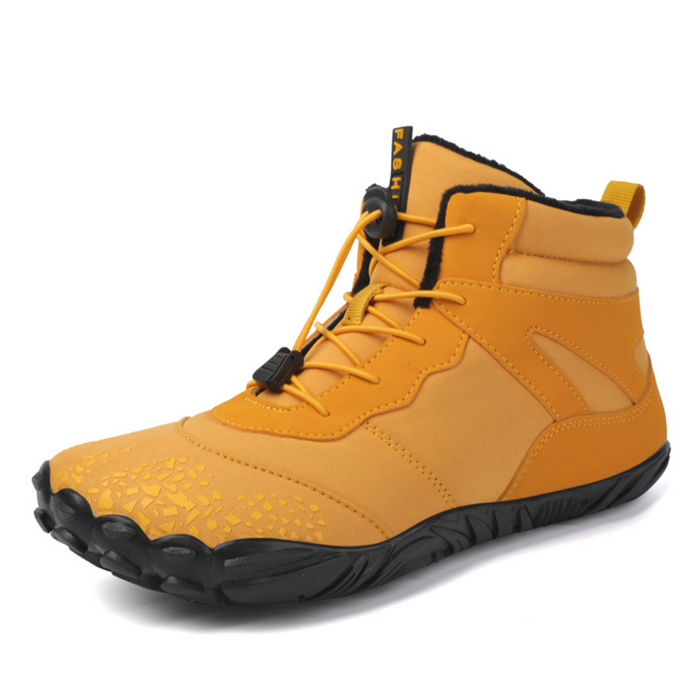 Fleece-Lined Waterproof Barefoot Ankle Boots