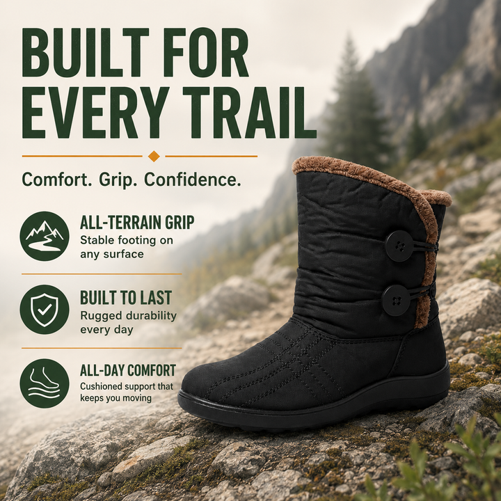 ThermaTrek Women’s Waterproof Fleece-Lined Winter Boots