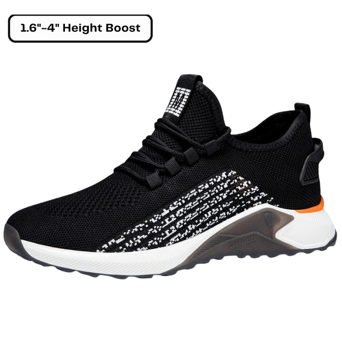 Height Boost Sneakers with Mesh Upper and Chunky Sole