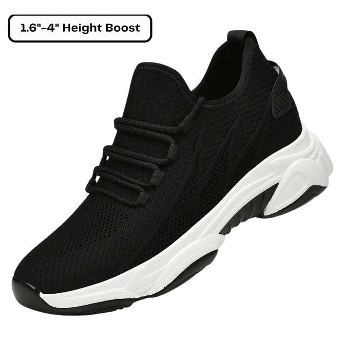 Height-Increasing Trainers with Lace-Up Design