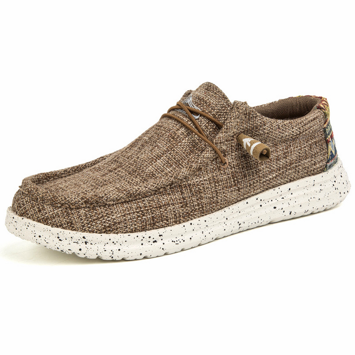 Men's Slip-On Canvas Loafers with Arch Support