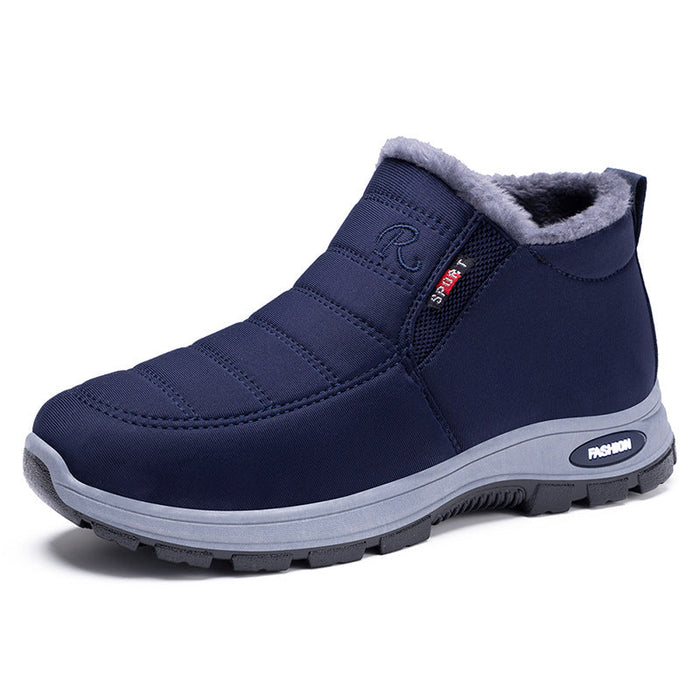 Women's Insulated Winter Ankle Boots Slip-On with Fleece