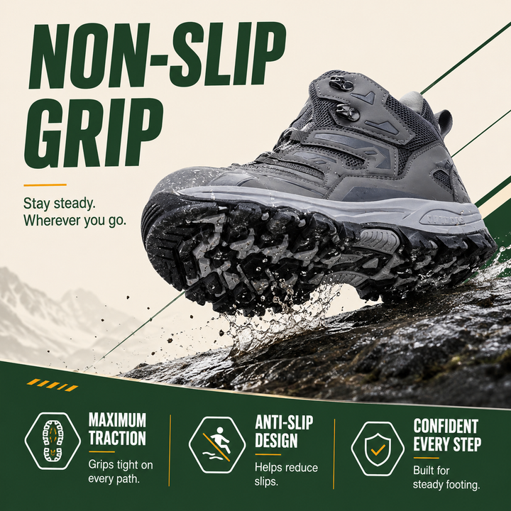 SummitGrip Women’s All-Terrain Hiking Boots