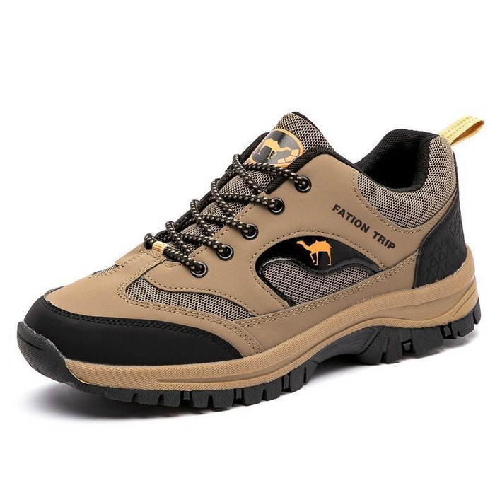 Men's Lace-Up Trainers with Arch Support and Cushioned Sole