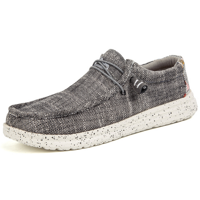Men's Slip-On Canvas Loafers with Arch Support