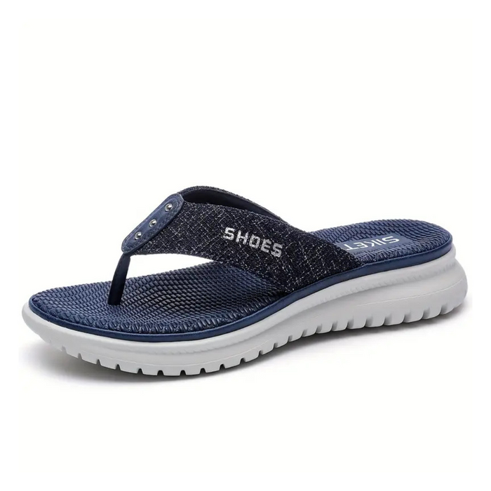 Women's Flip Flop Thong Sandals Contoured Footbed