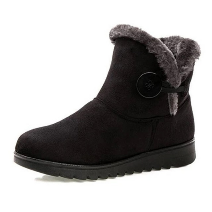 Women's Faux Fur Lined Ankle Boots with Arch Support