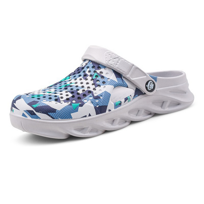 Men's Arch Support Slip-On Clogs with Cushioned Sole
