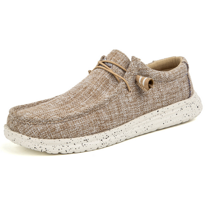 Men's Slip-On Canvas Loafers with Arch Support