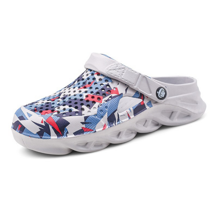 Men's Arch Support Slip-On Clogs with Cushioned Sole