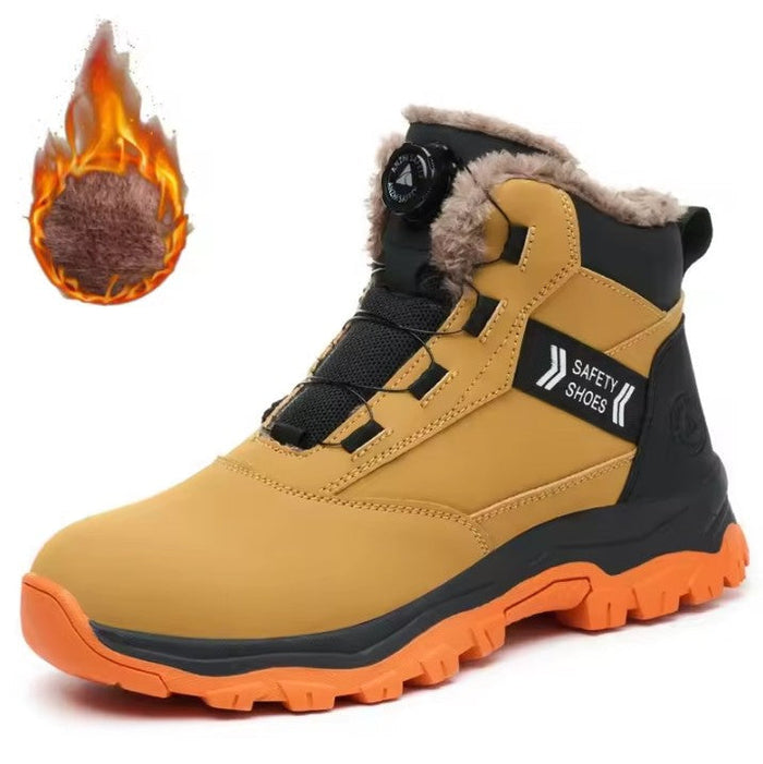 Waterproof Safety Boots with Fleece Lining and Dial Lacing