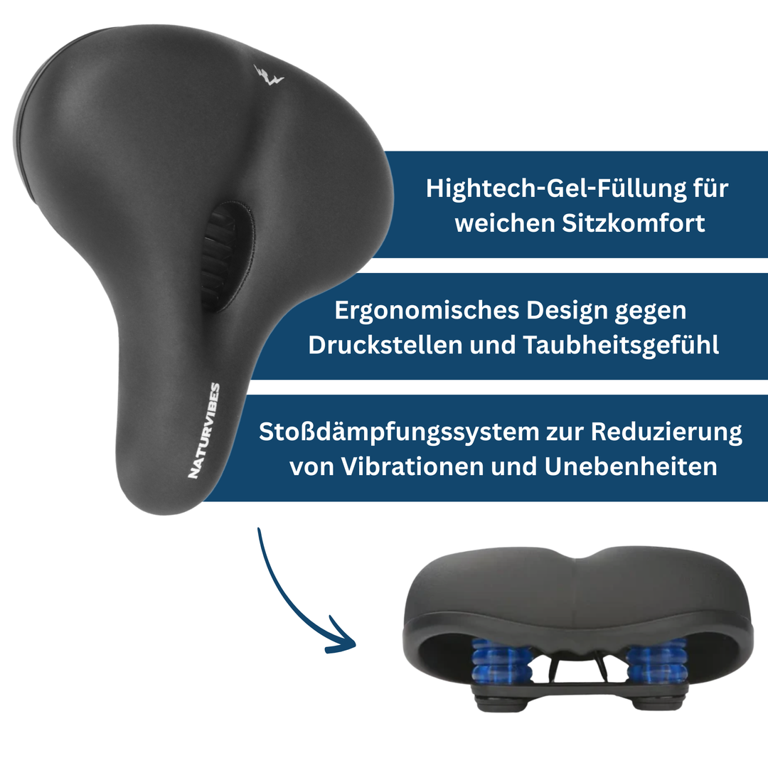 Soft Bike Saddle With Ergonomic Design