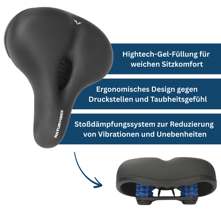 Soft Bike Saddle With Ergonomic Design