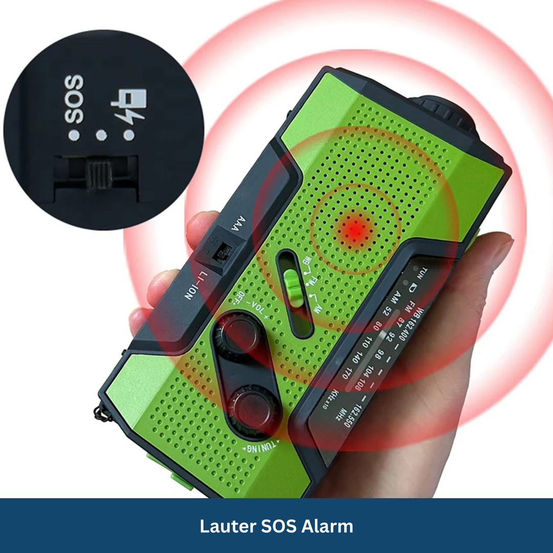 Multi Use Emergency Flashlight With 2000mAh Power Battery