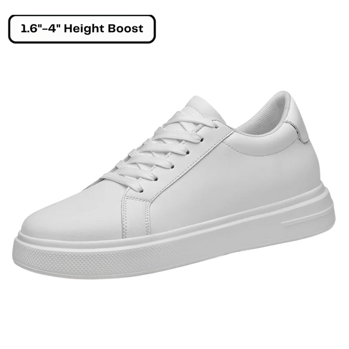 Lace-Up Sneakers with Hidden Height Boost Insole