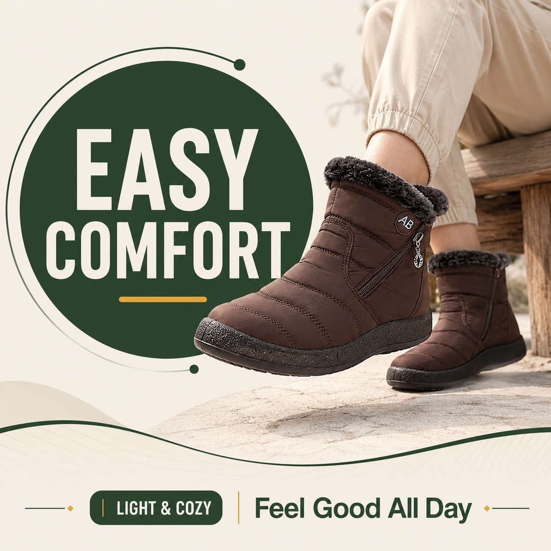 FrostTrek Women’s Waterproof Fleece-Lined Winter Boots