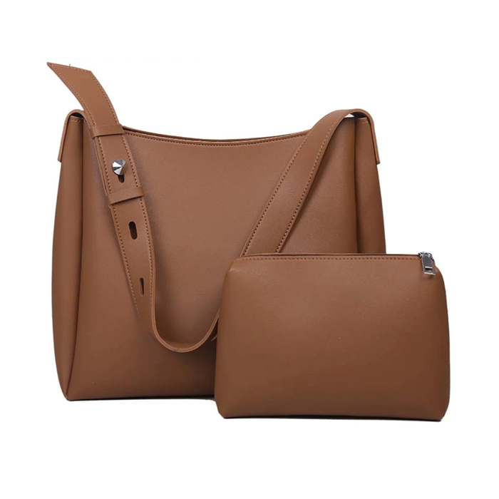 Women's Tote Bag Set with Matching Zip Pouch