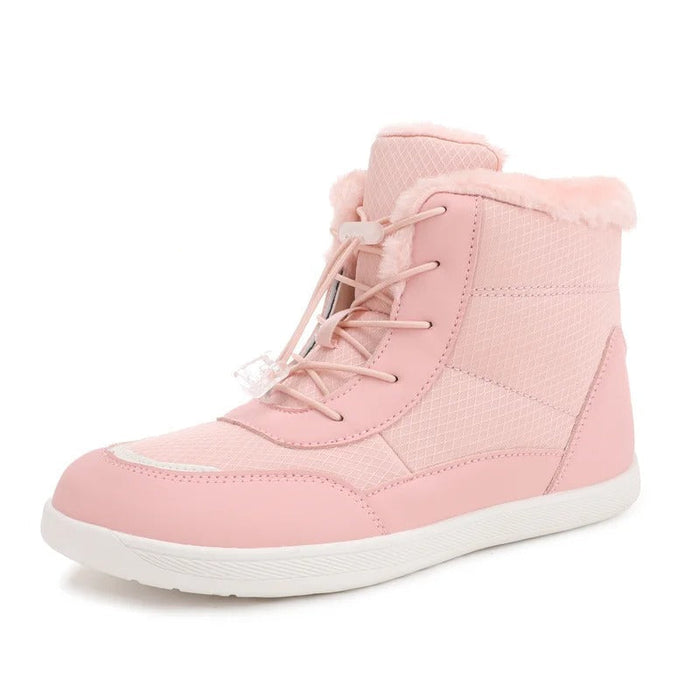 Fleece-Lined Ankle Boots with Wide Toe Box Non-Slip