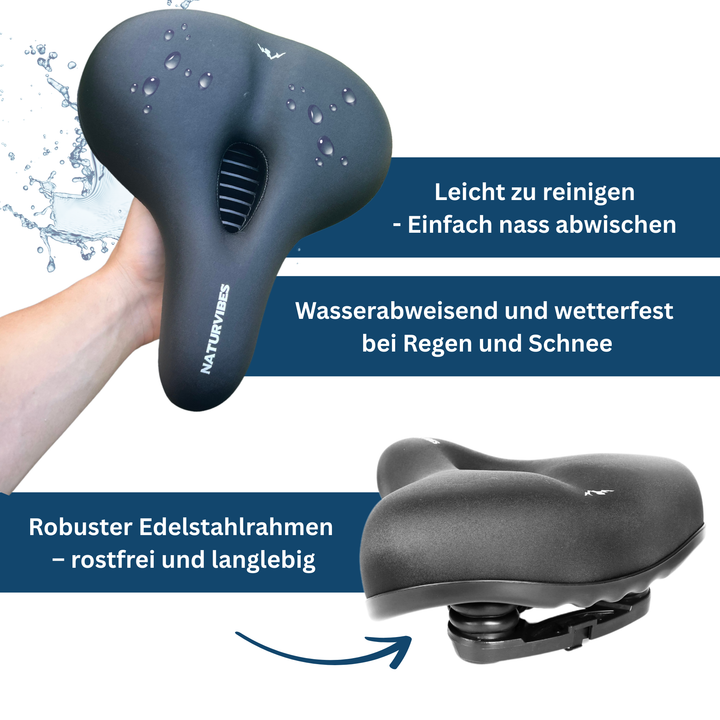 All‑Day Comfort Bike Saddle