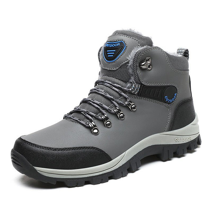 Men's Insulated Hiking Boots with Lace-Up and Traction Sole