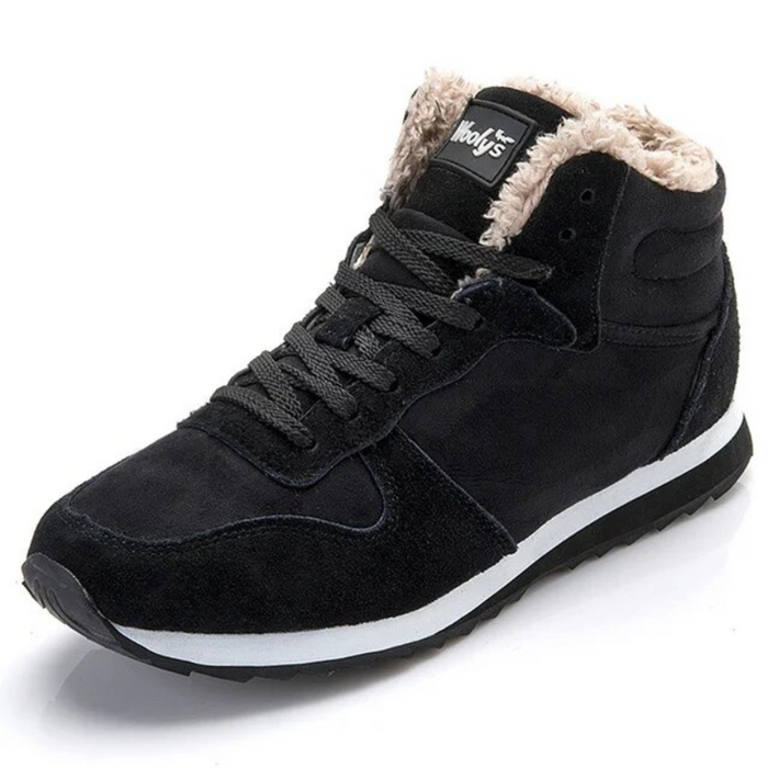 Women's High-Top Trainers Fur-Lined Ankle Boots