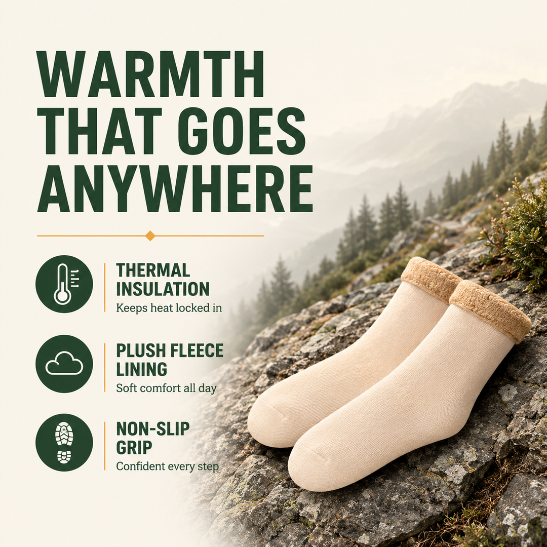 ArcticStep Fleece-Lined Cold Weather Socks