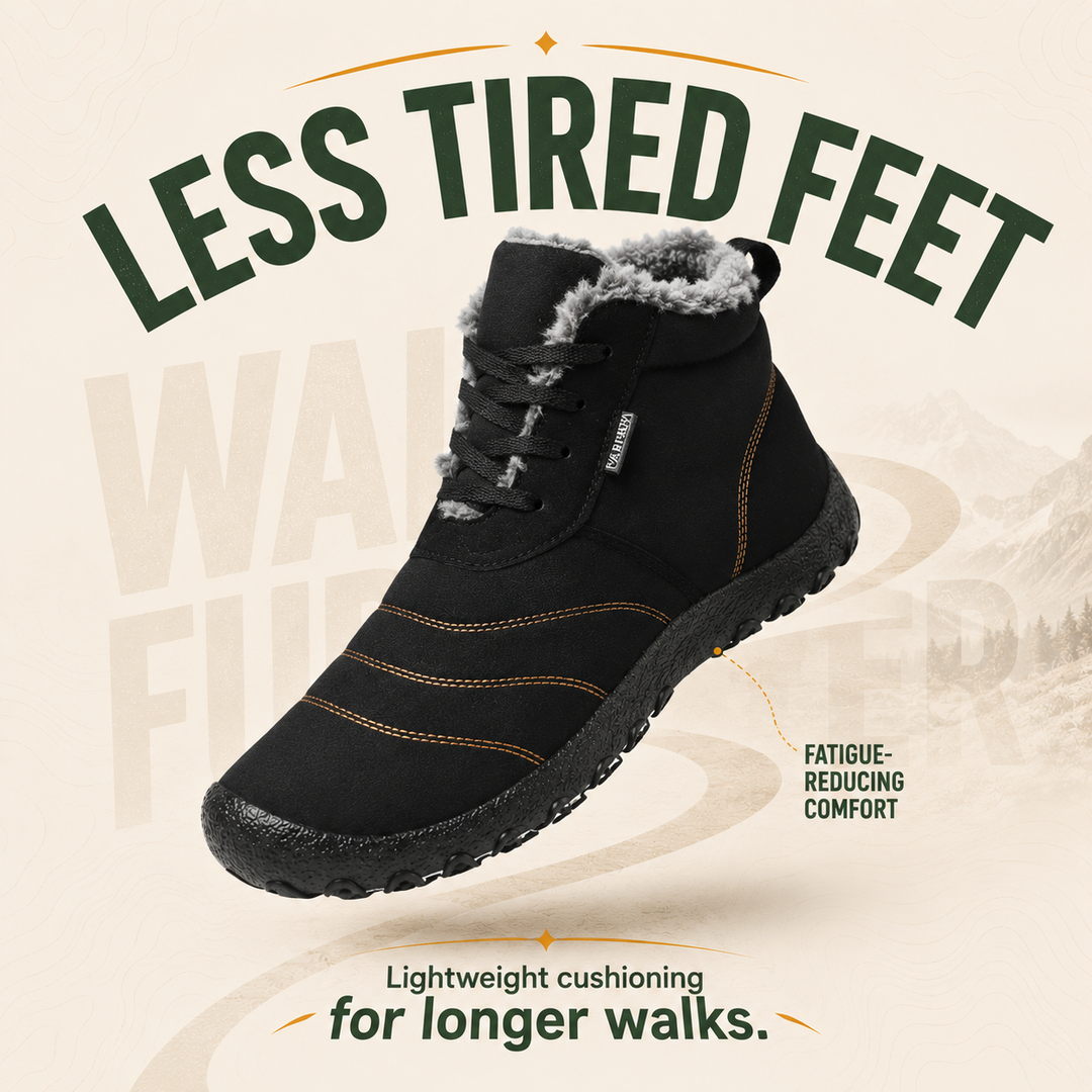 StrideCore Men’s Orthopedic Winter Boots