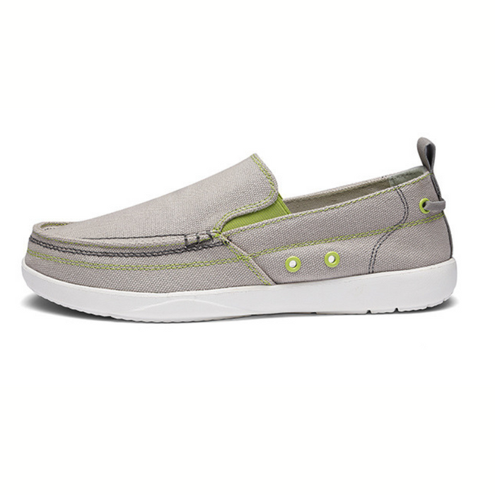 Women's Canvas Slip-On Trainers with Arch Support