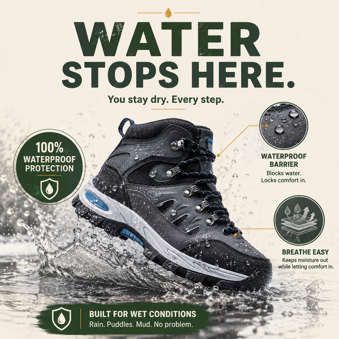 GlacierGrip Women’s Ski-Boot Hiking &amp; Trekking Boots
